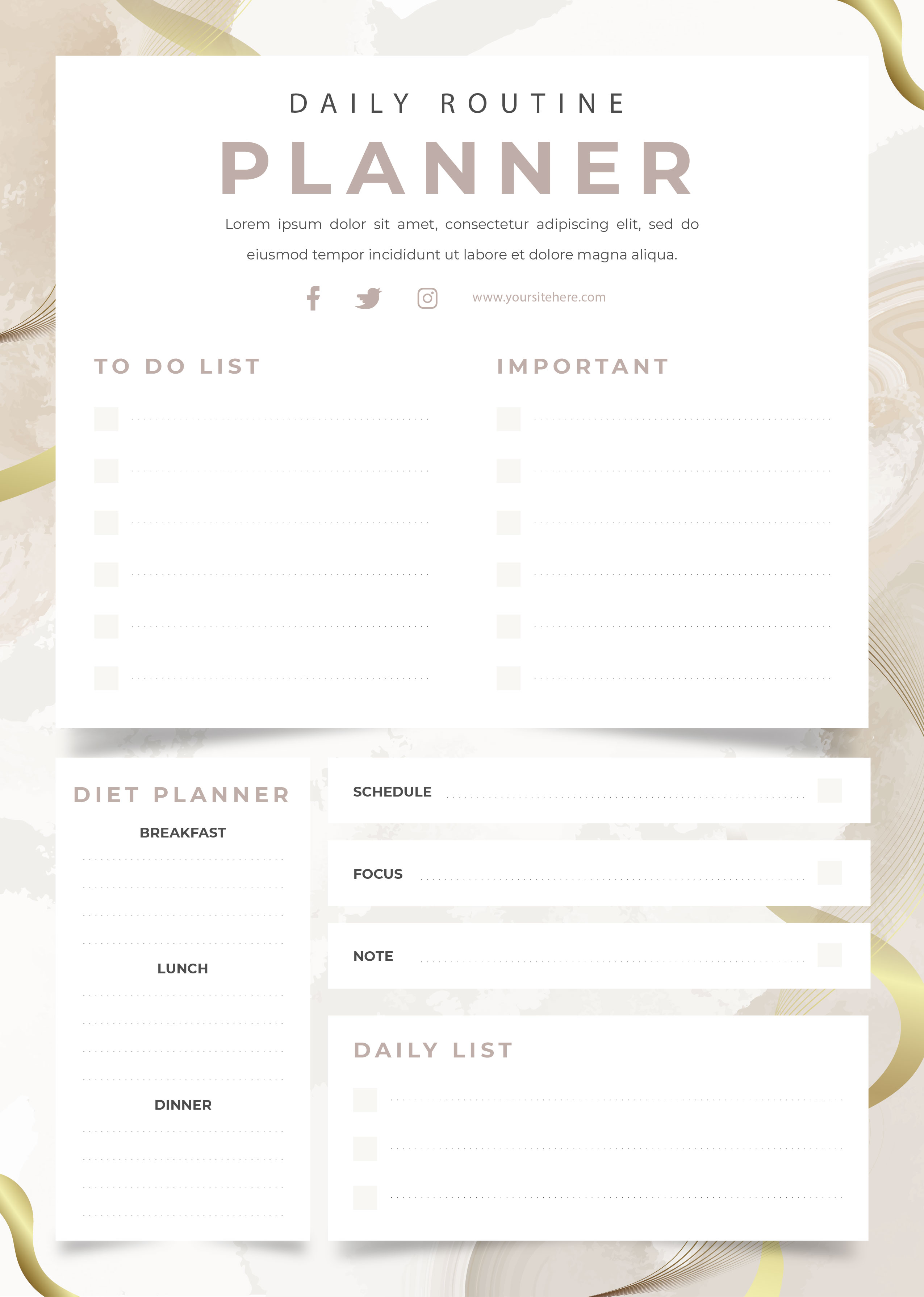 Daily Routine Planner