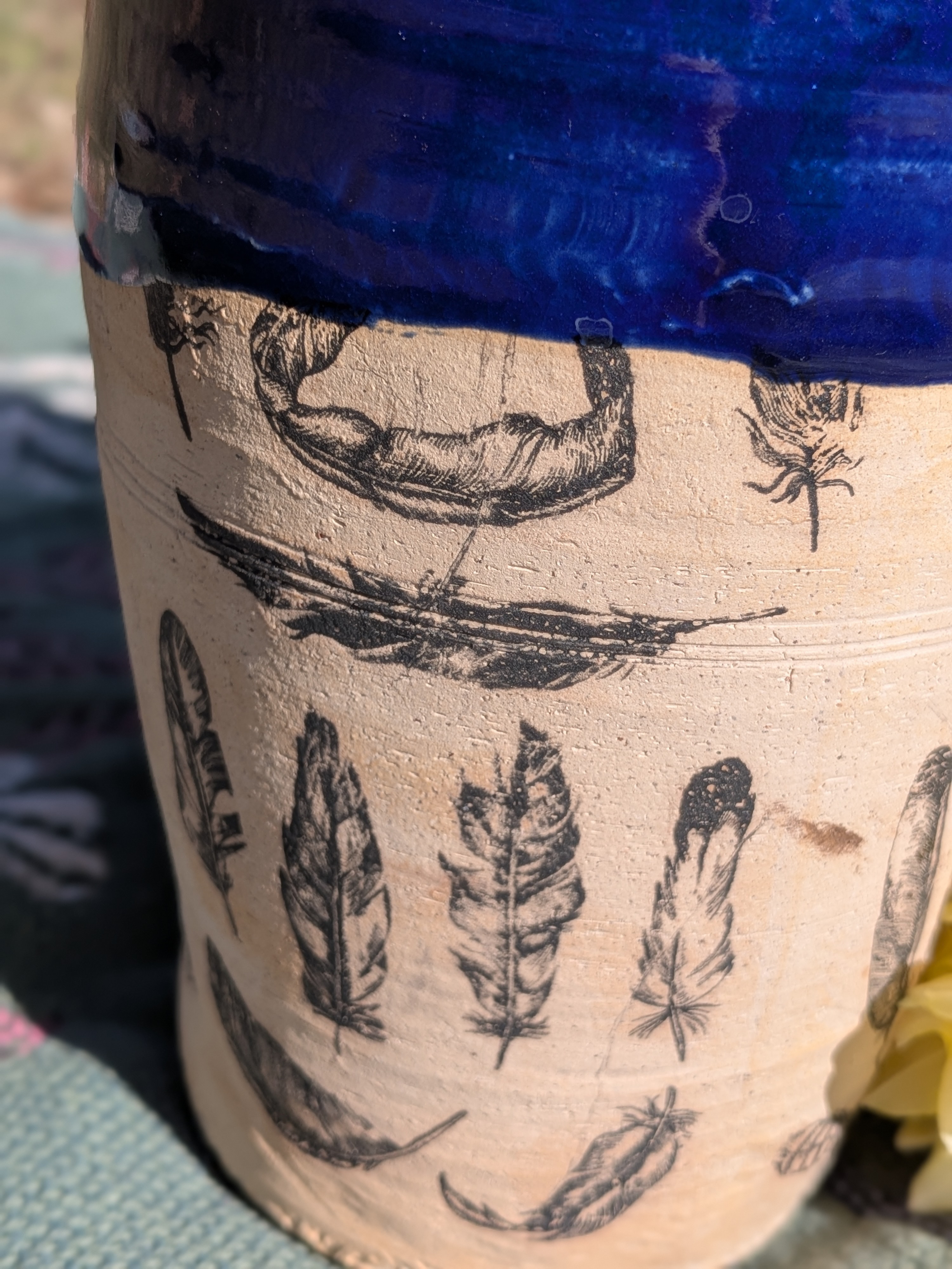 Blue Jay Coffee Jar