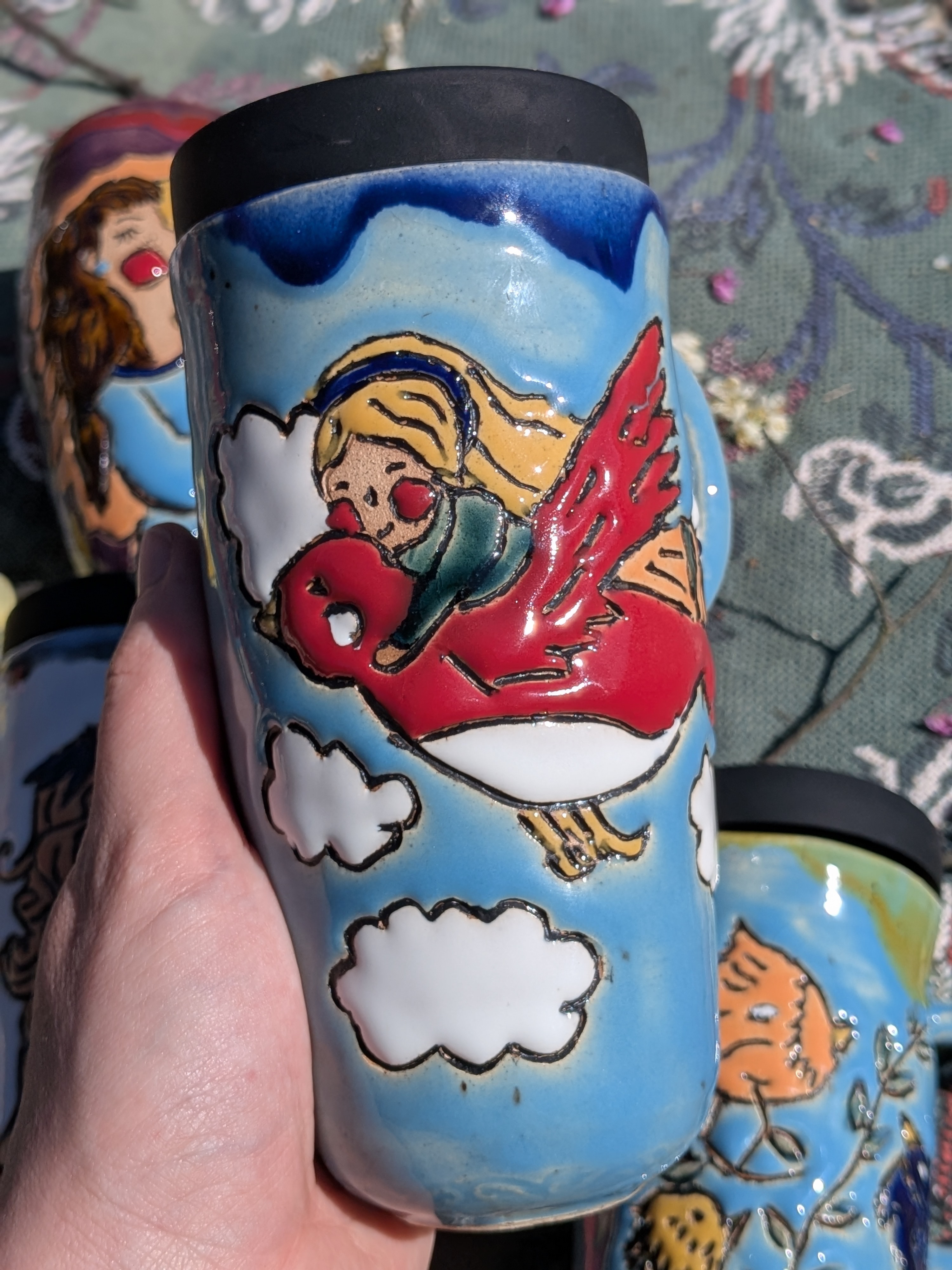 Flying with Birds Travel Mug