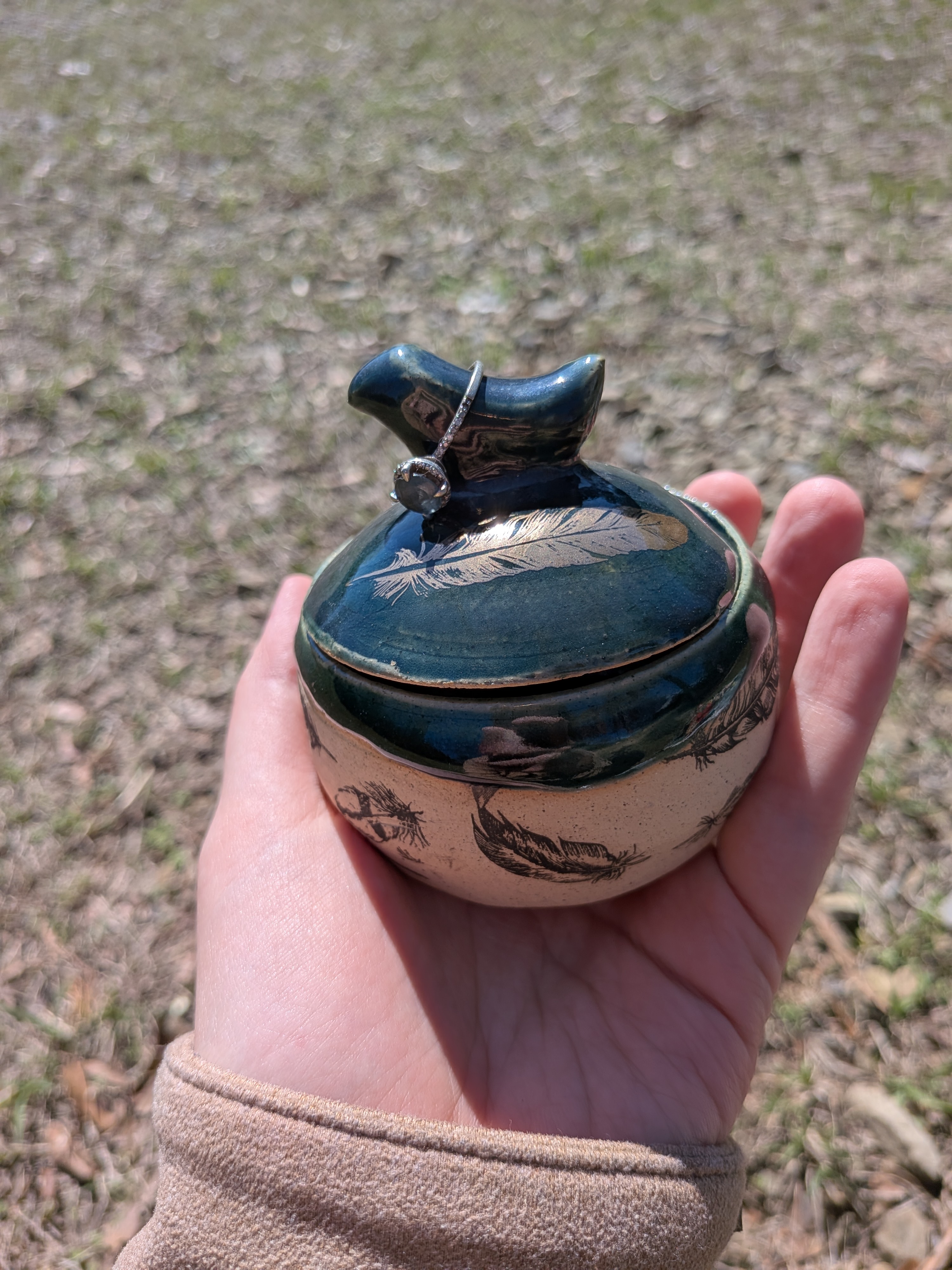 Rainforest Jewelry Jar