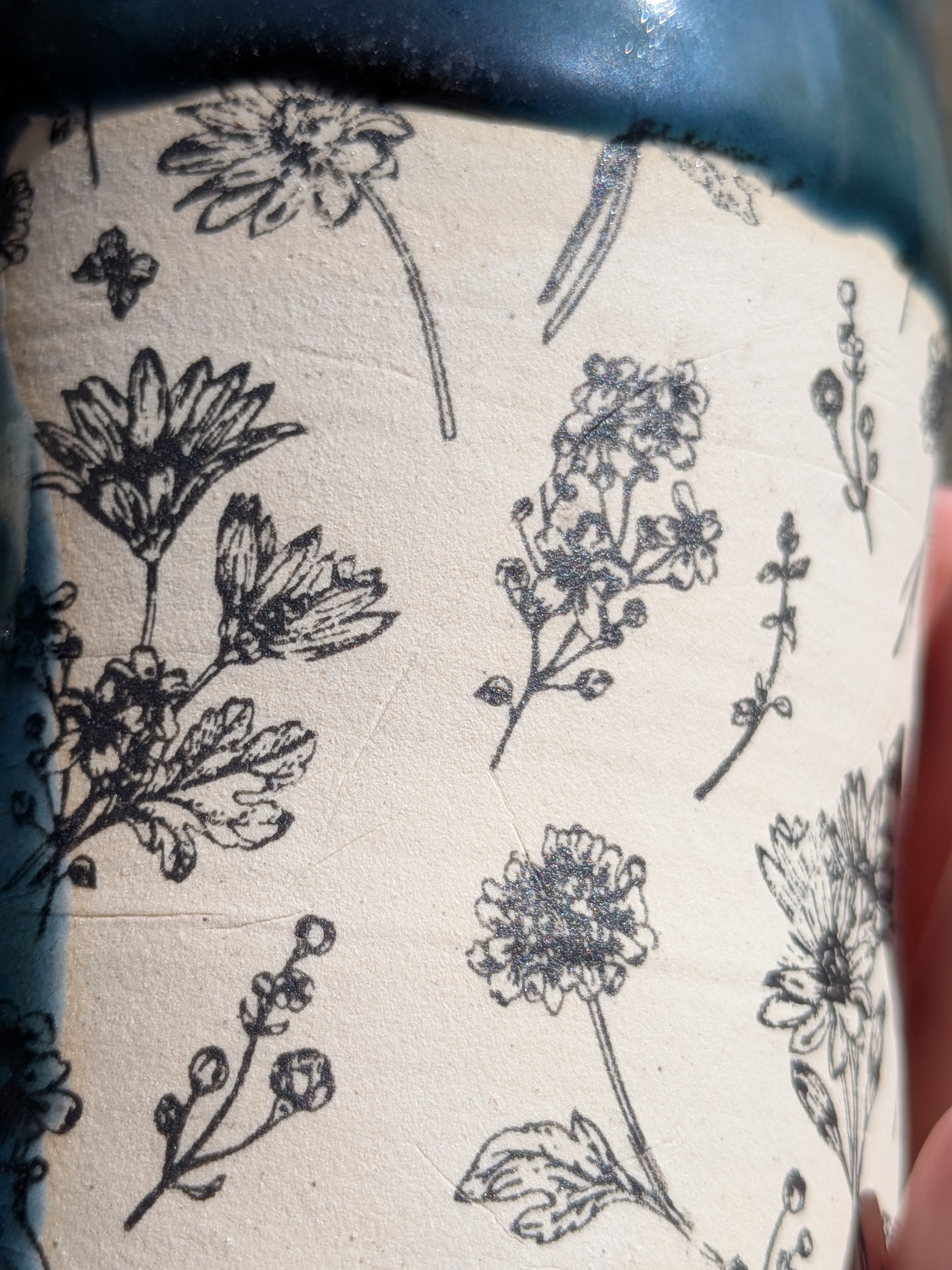 Rainforest Bird Garden Porcelain Mug