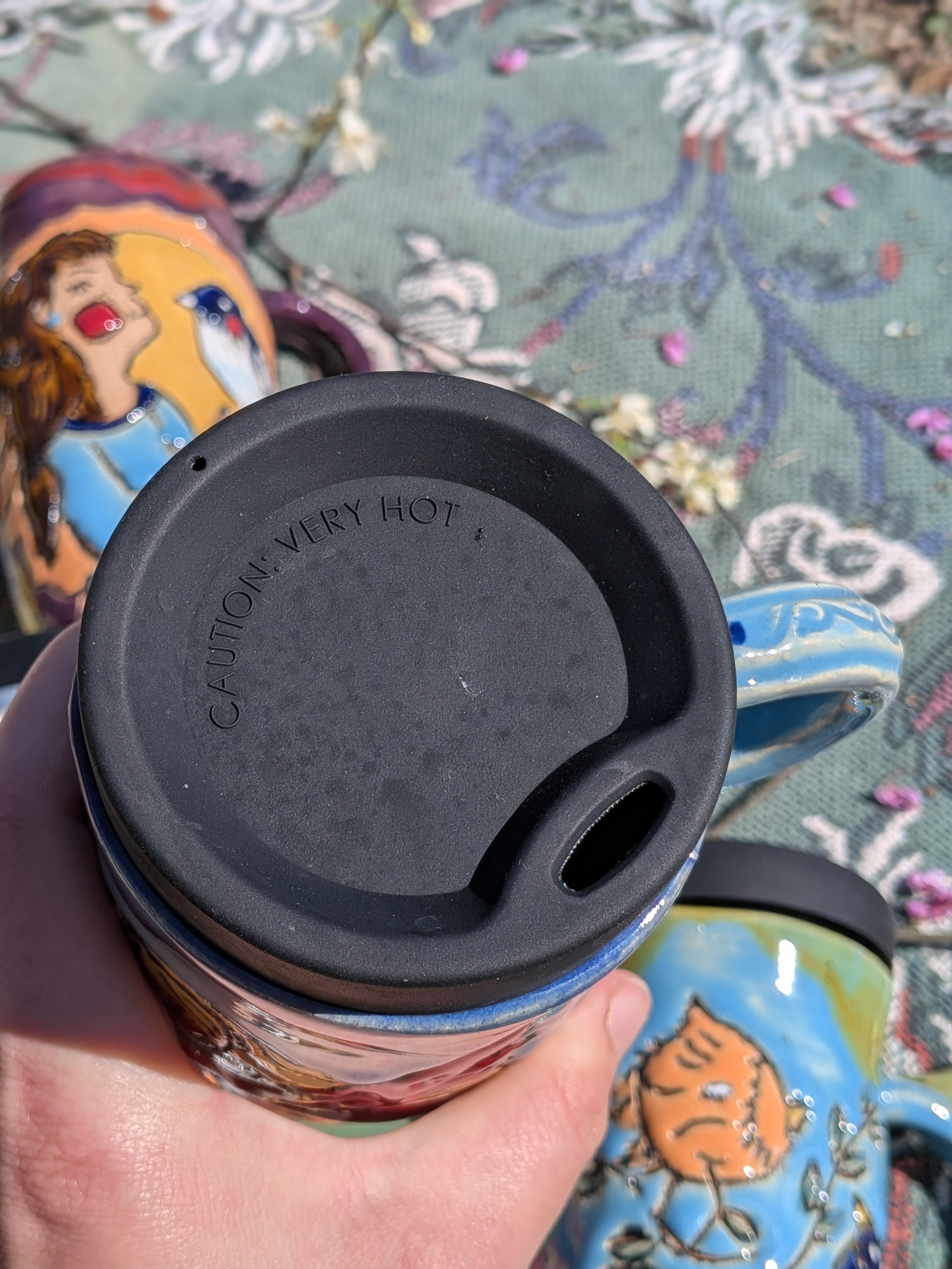 Flying with Birds Travel Mug