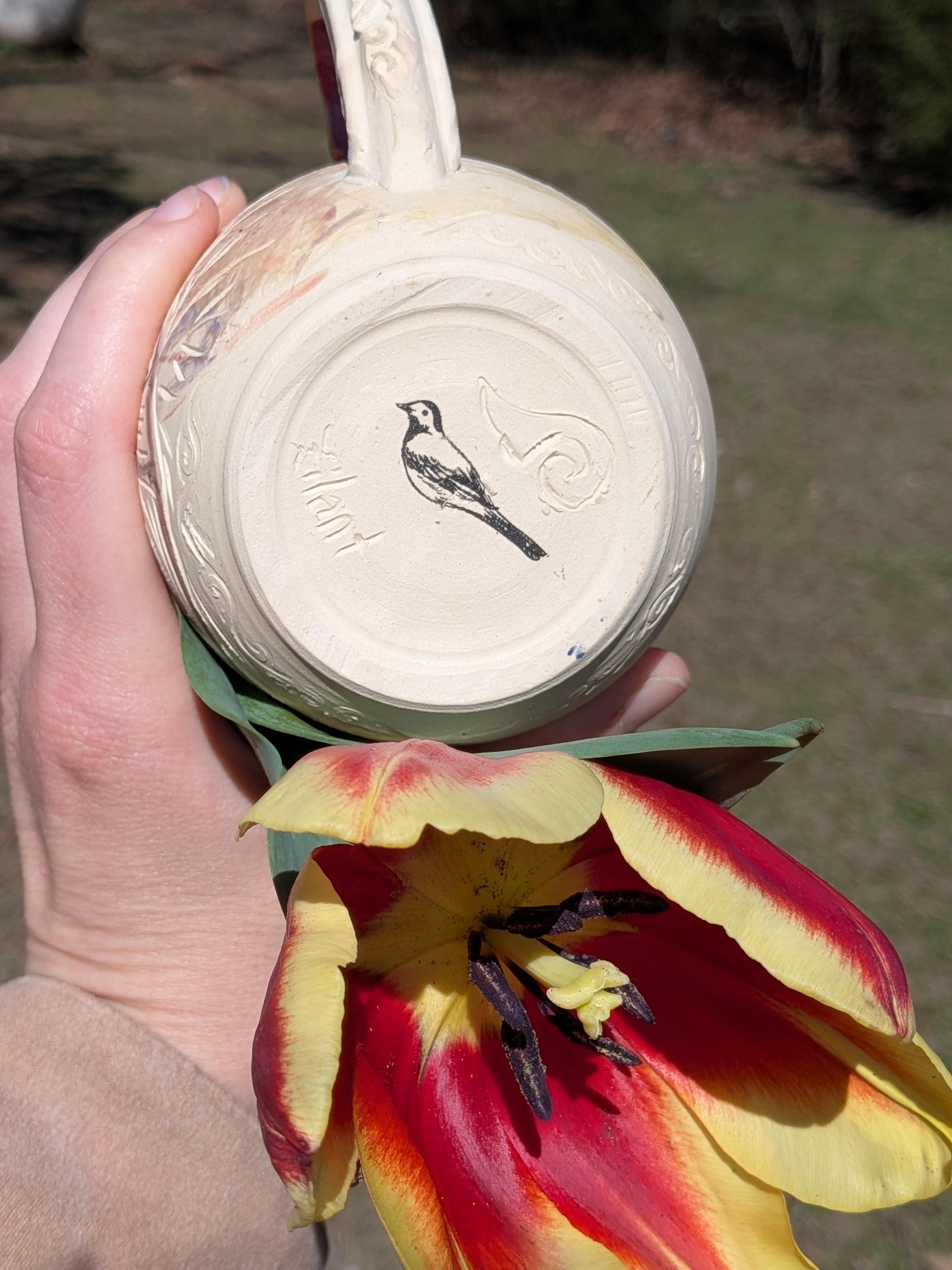 Watercolor Cardinal Porcelain Mug
