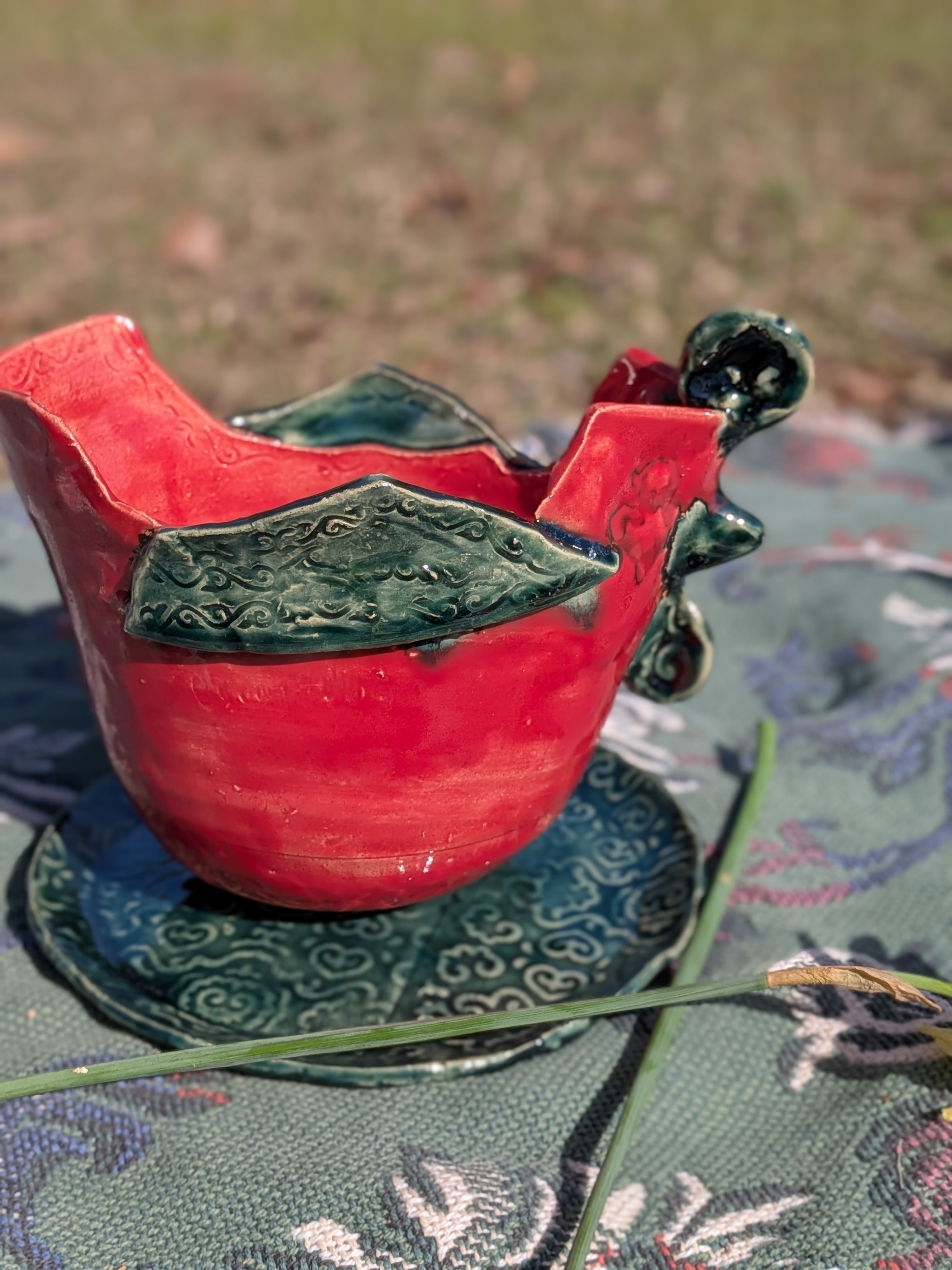 Snapdragon Rooster Planter