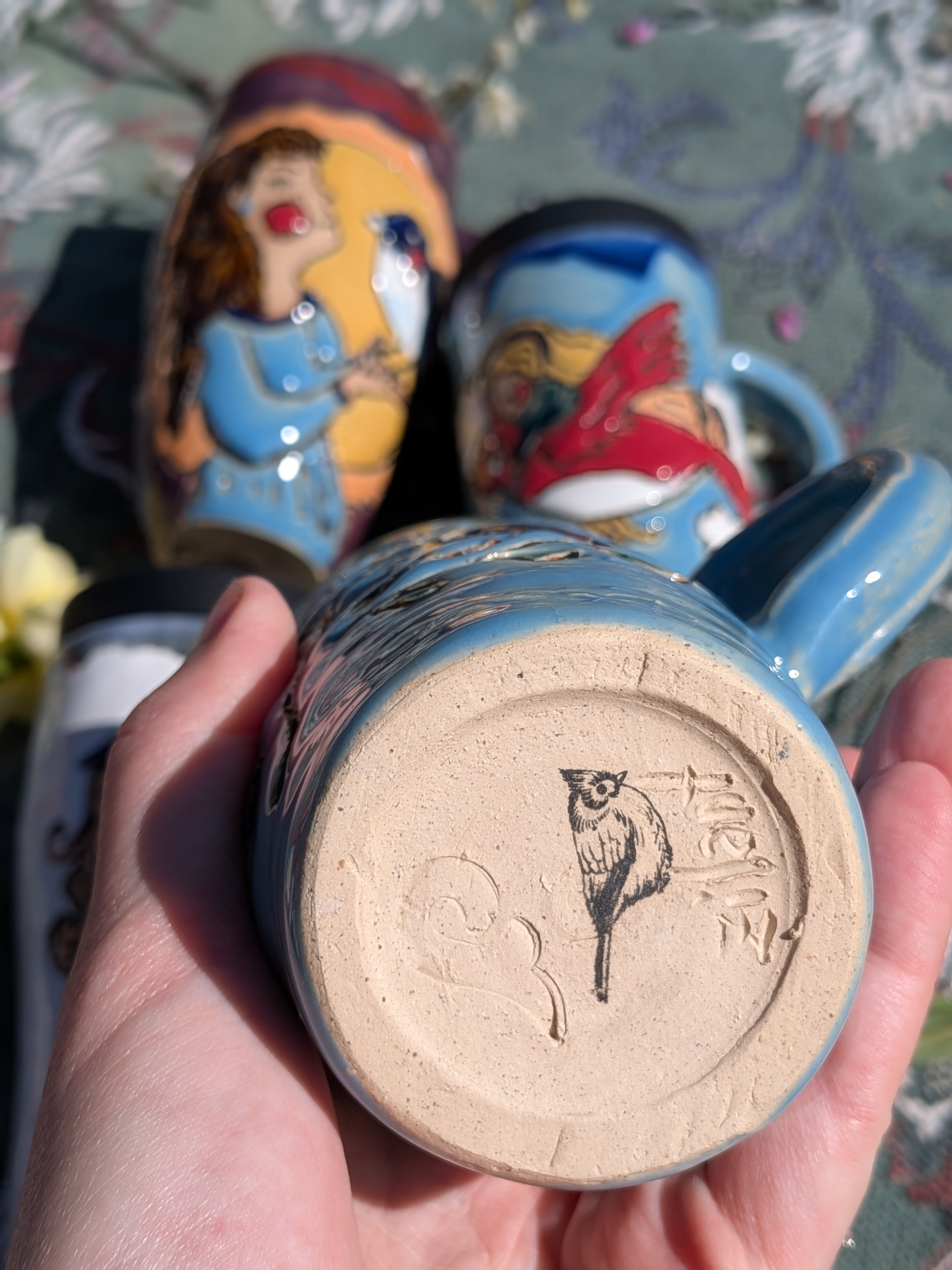 Three Birds Travel Mug