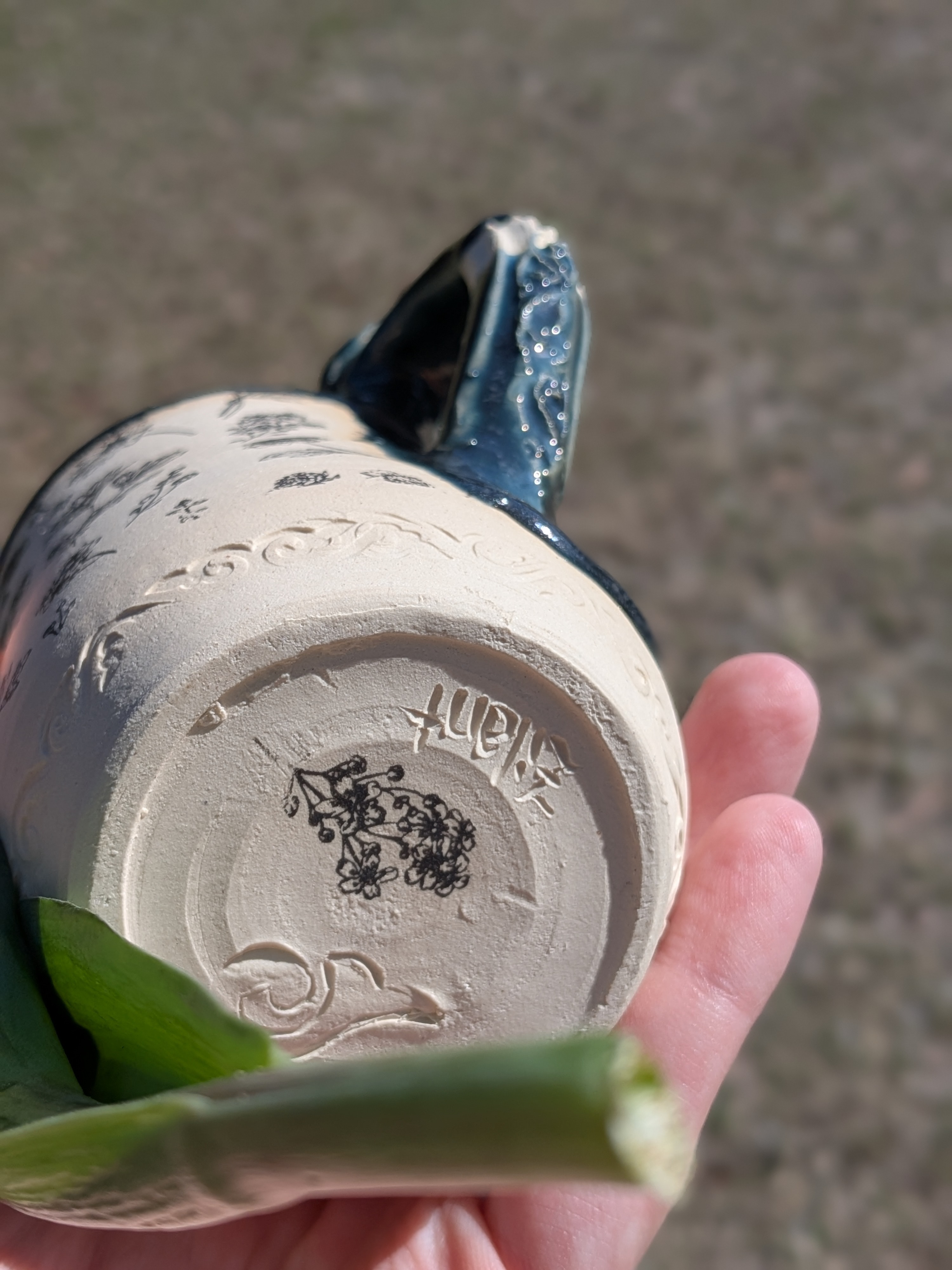 Rainforest Bird Garden Porcelain Mug