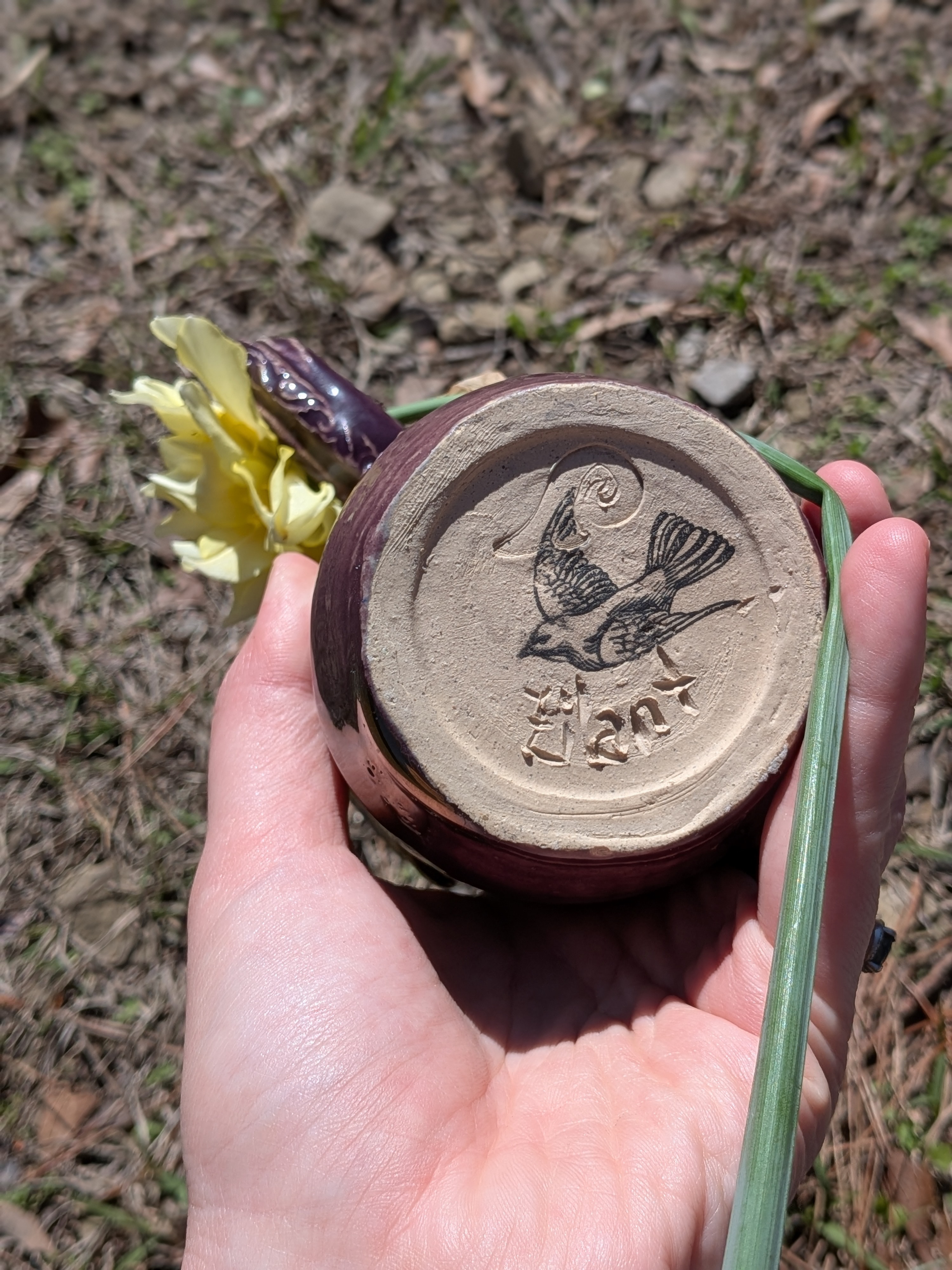 Gold Frame Mulberry Mug