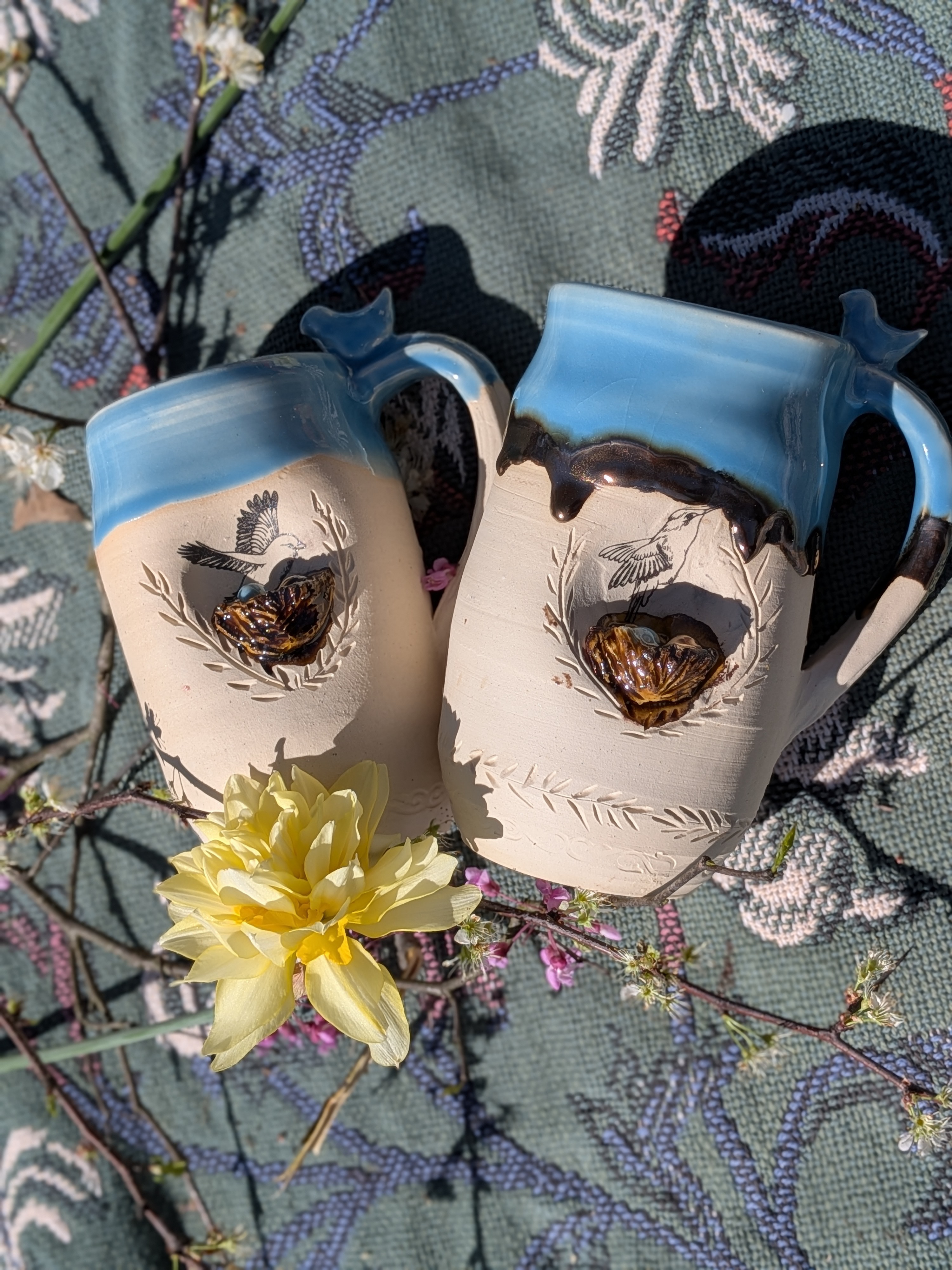 Bird's Nest Porcelain Mug