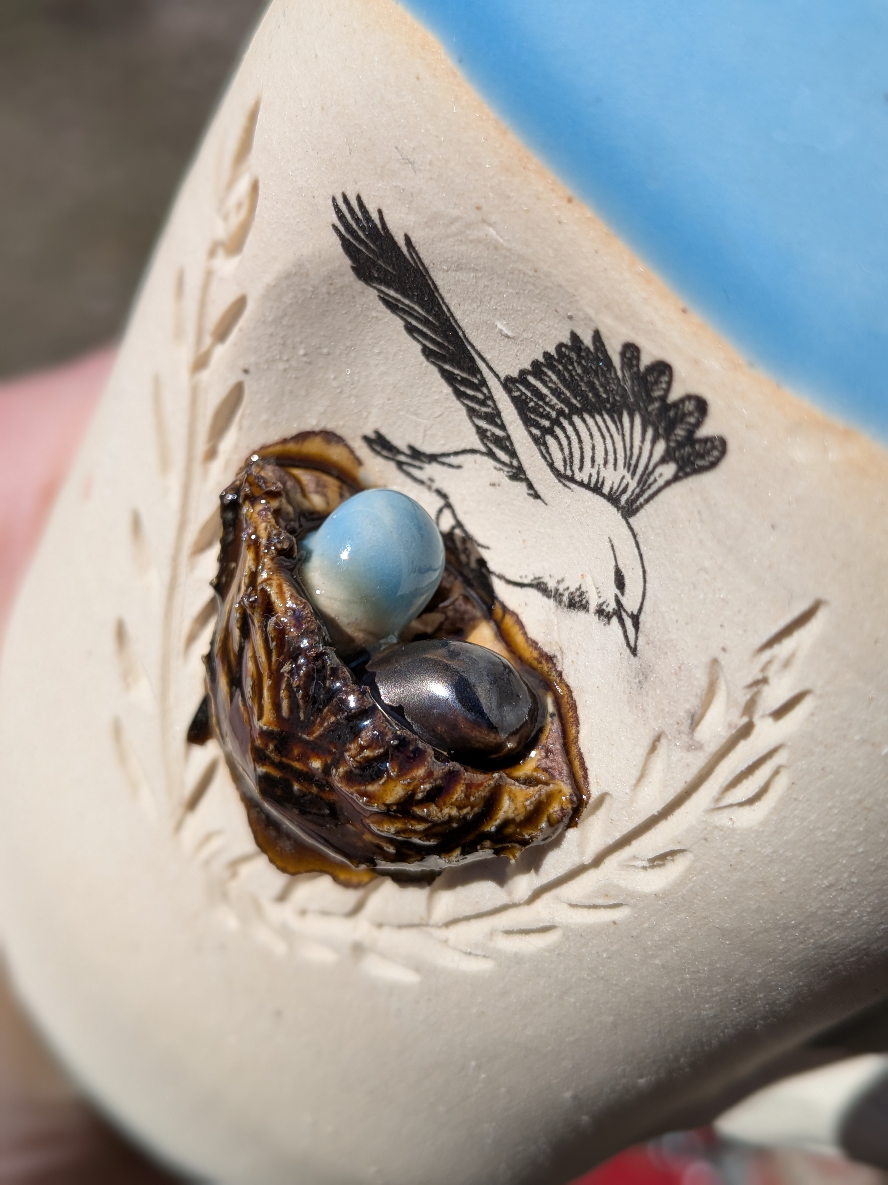 Bird's Nest Porcelain Mug