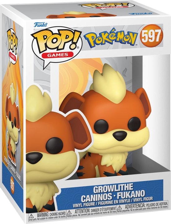Figura Funko Pop de Growlithe