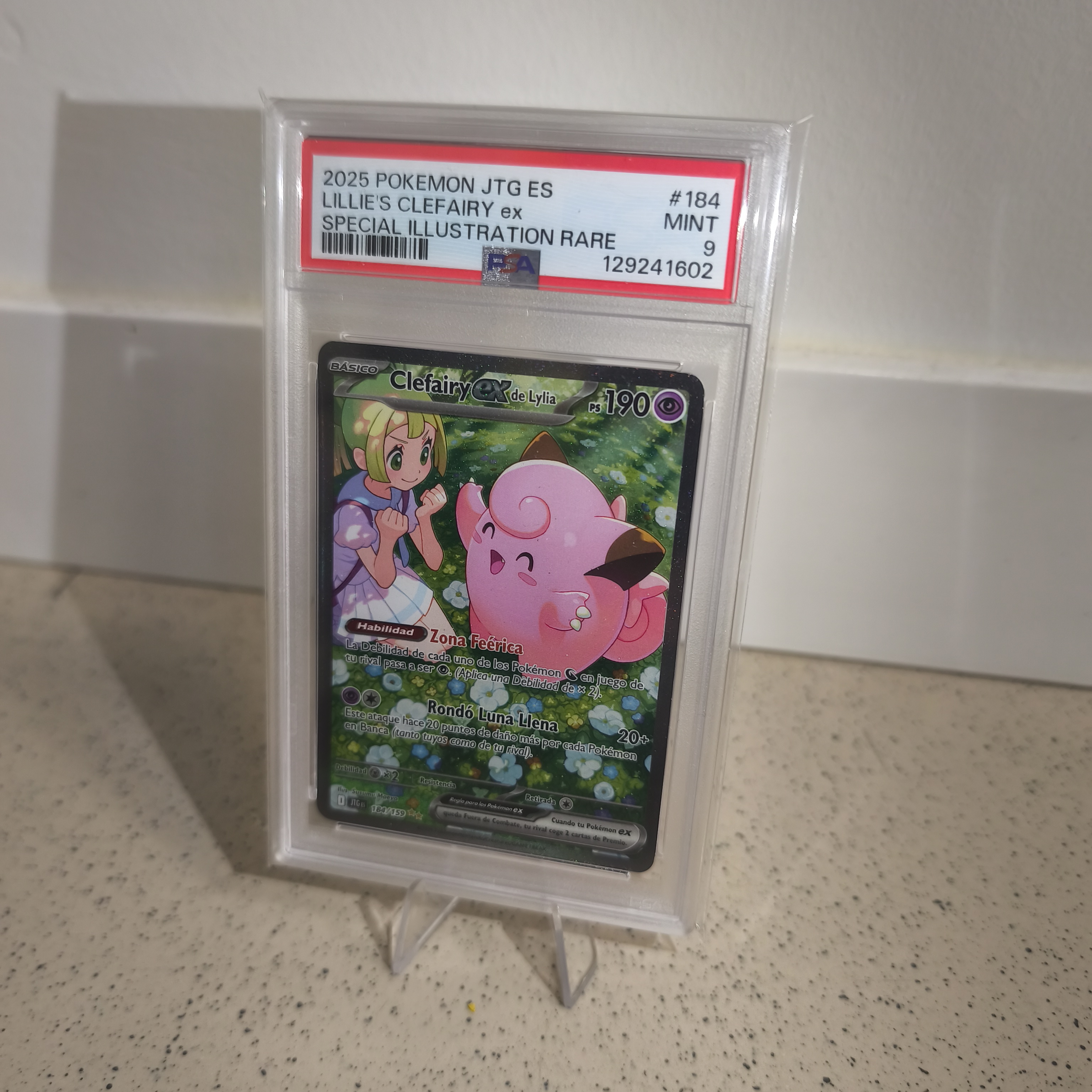 Clefairy ex JTG 184 - PSA 9