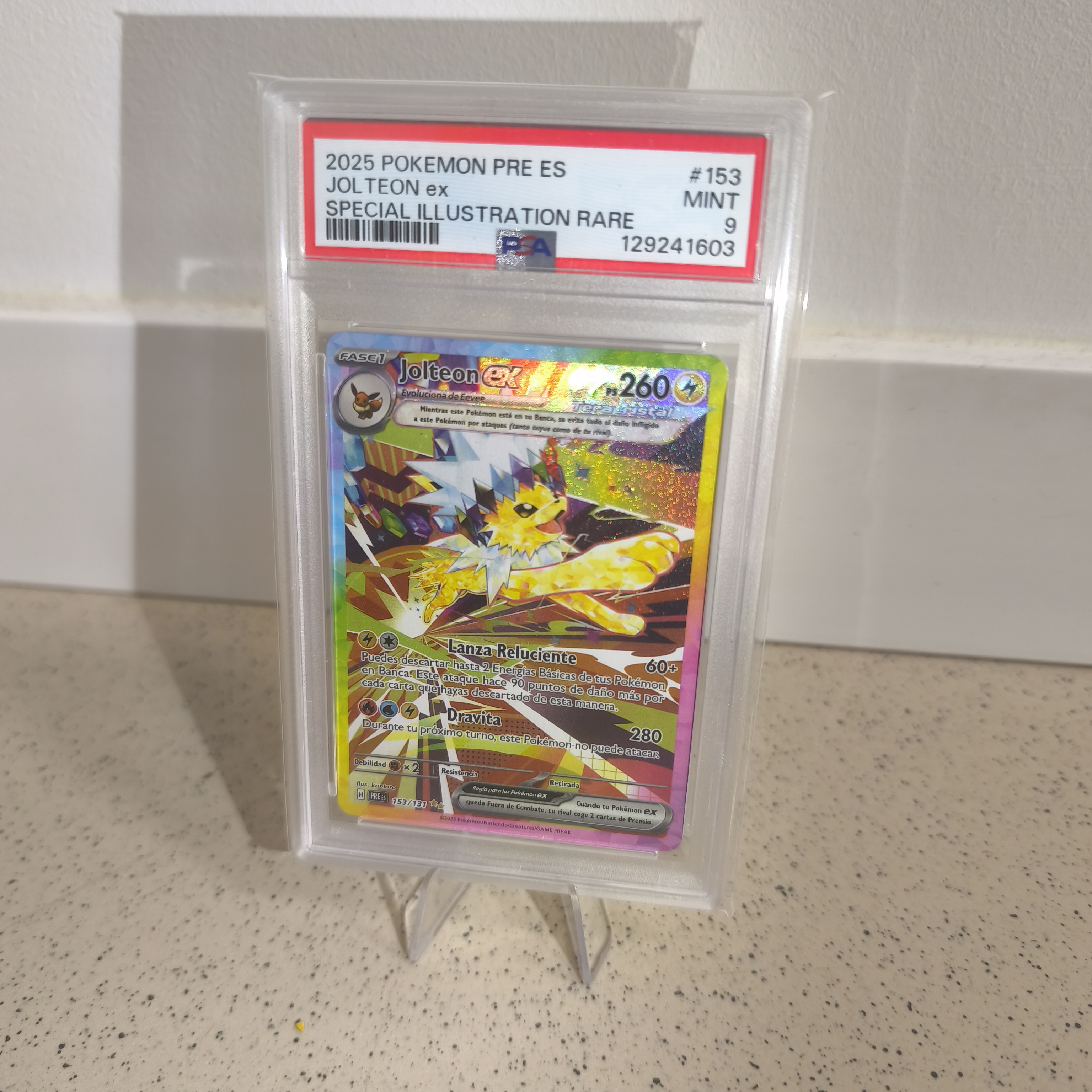 Jolteon ex PRE 153 - PSA 9