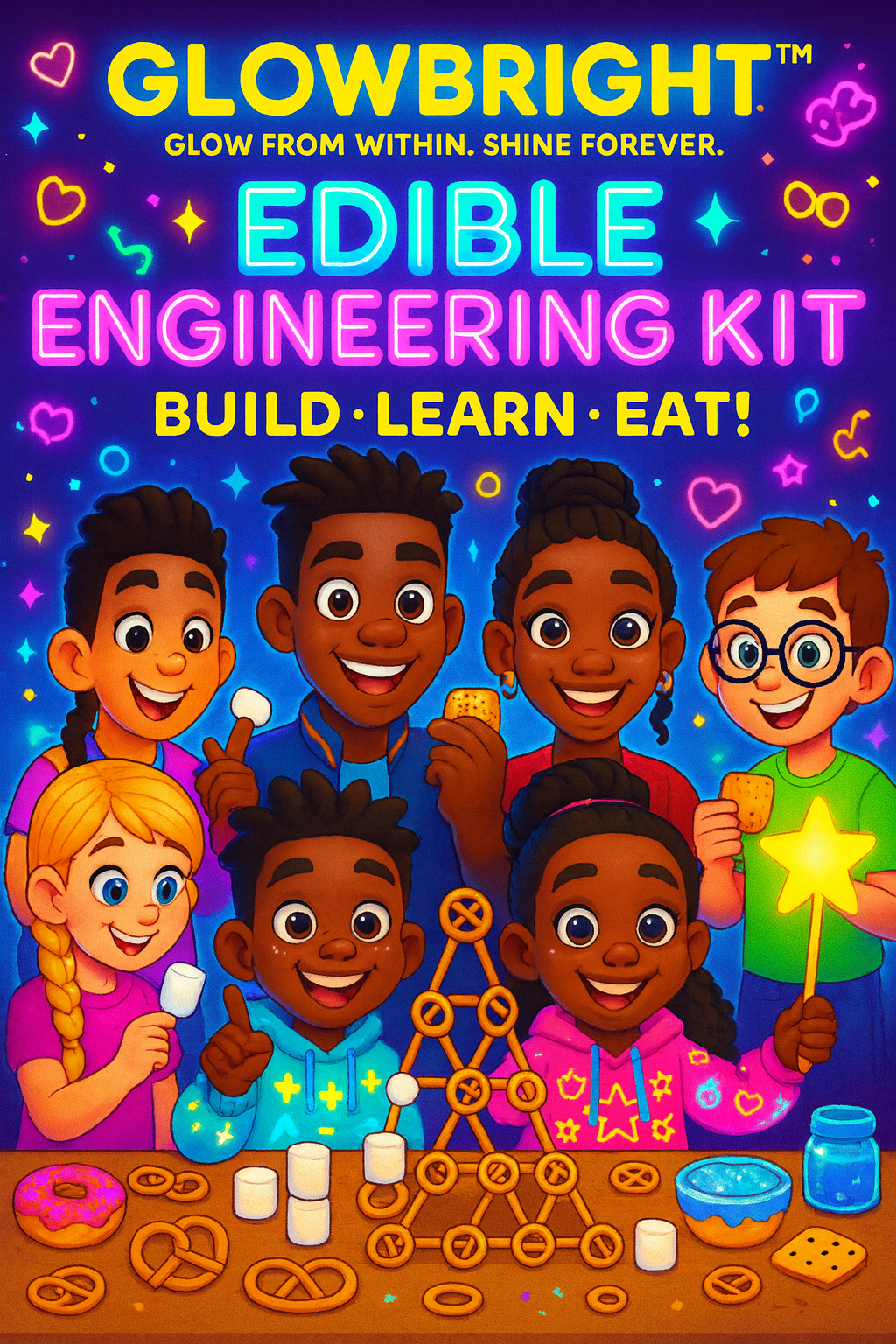 Edible Engineering STEM Kit for Kids