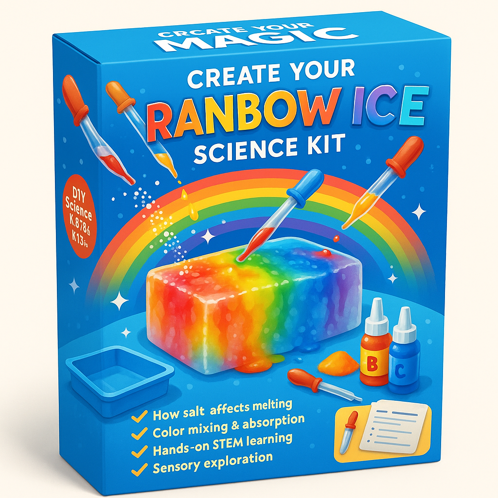 Create Your Magic Rainbow Ice!