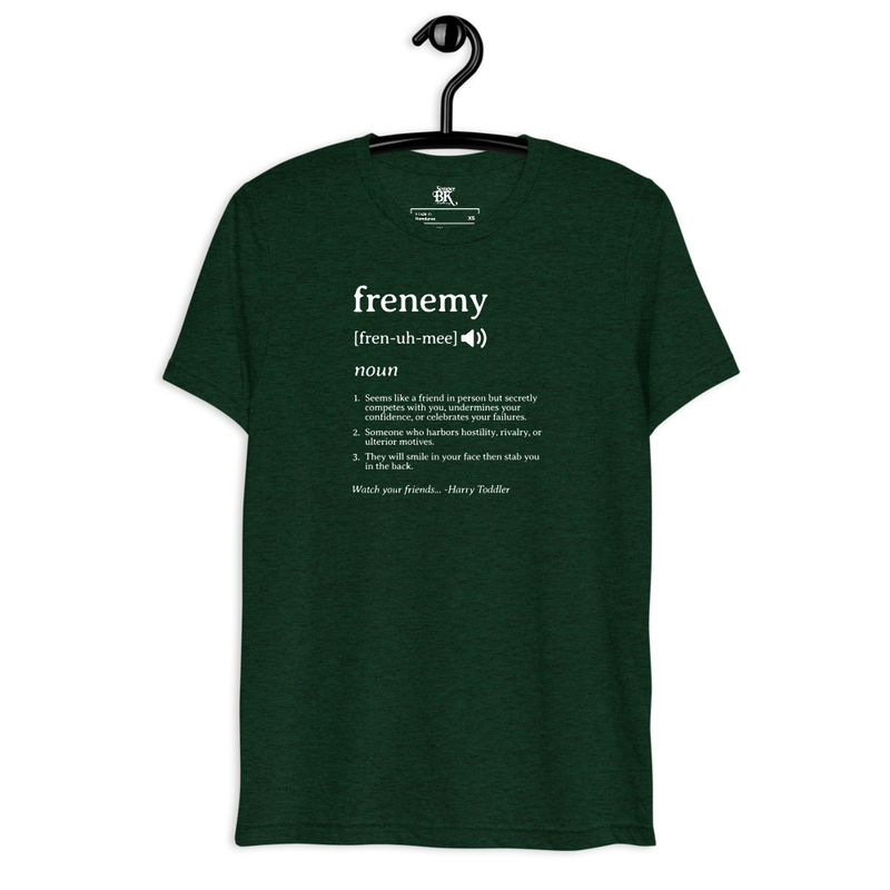 Frenemy Short sleeve t-shirt  (WHT print) 