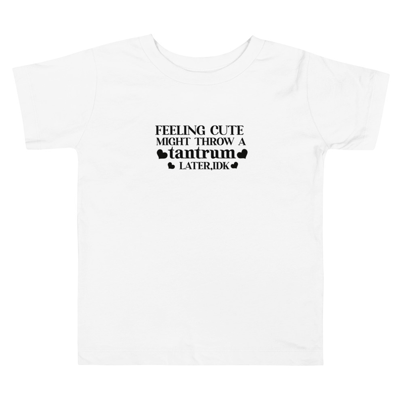 Tantrum Toddler Short Sleeve Tee
