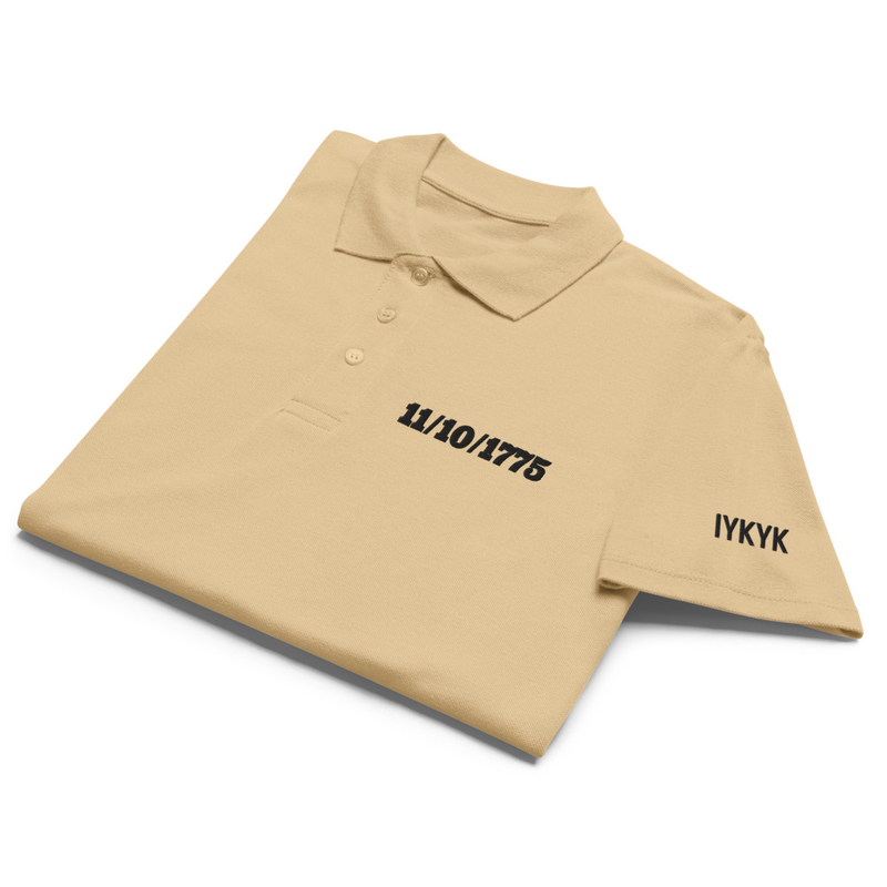 Devil Dog b'day Premium pique polo shirt