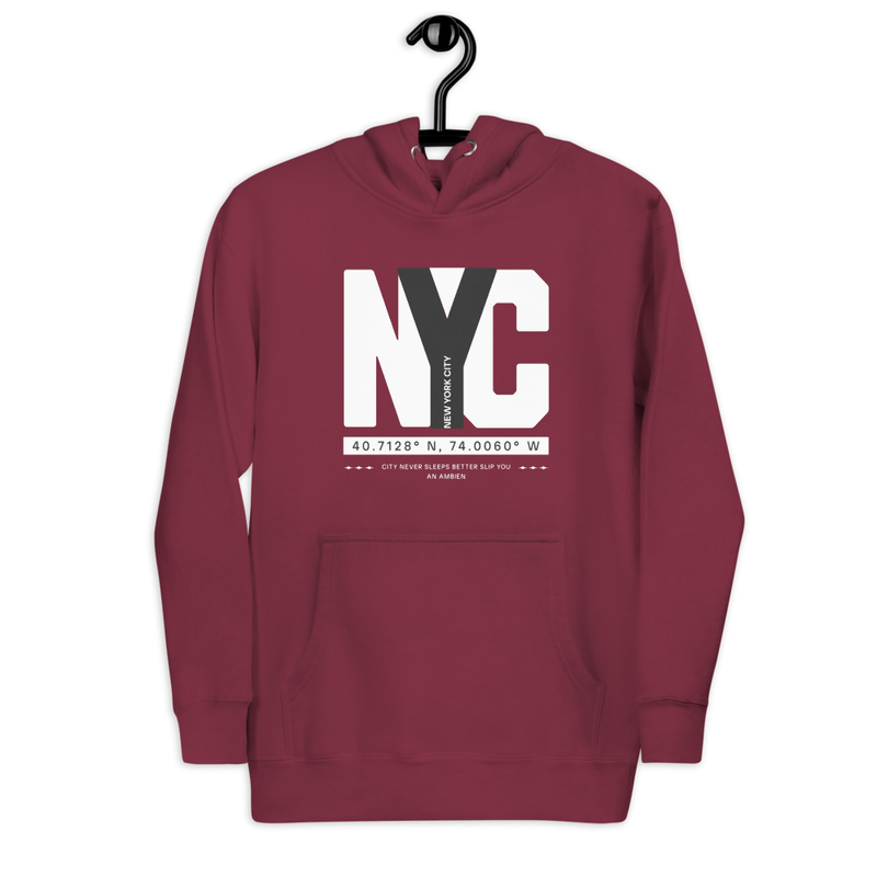 NYC Coordinates Hoodie