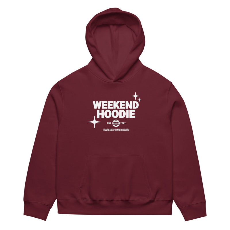 Wkend Oversized heavyweight hoodie