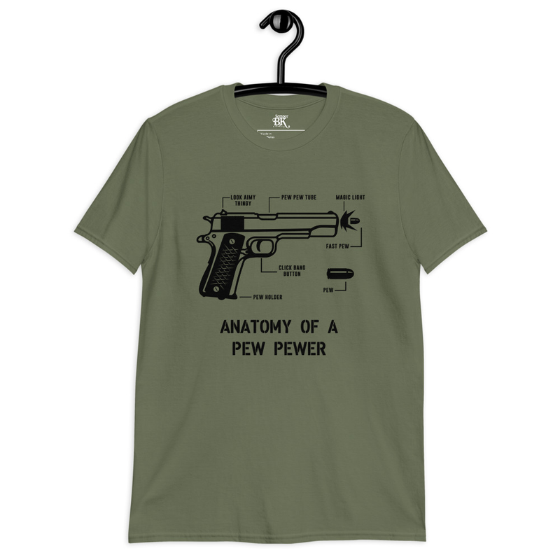 Pew Pewer Short-Sleeve Unisex T-Shirt