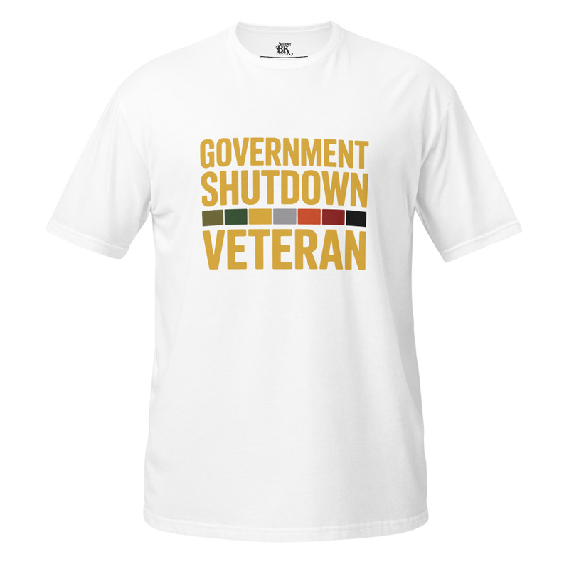 Gov Shutdown Veteran Short-Sleeve Unisex T-Shirt