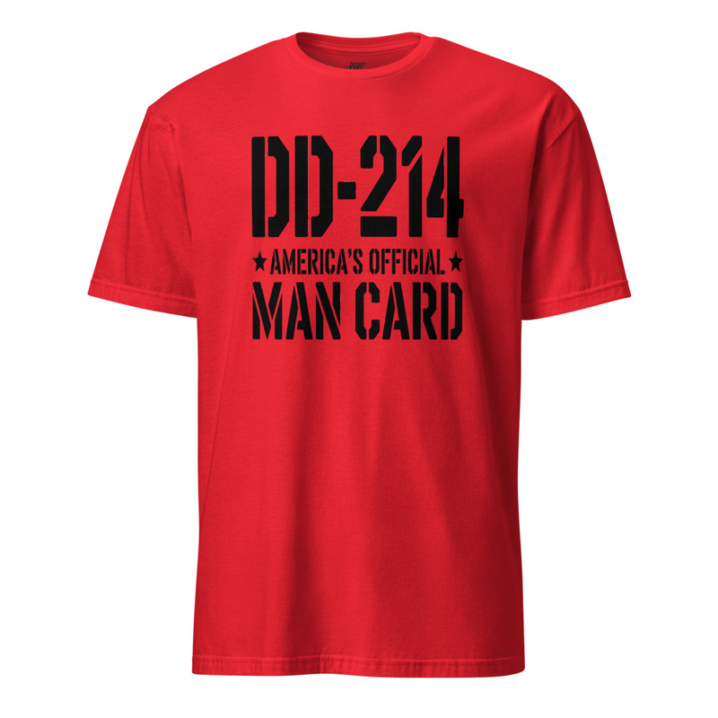 DD-214 Man Card Short-Sleeve Unisex T-Shirt