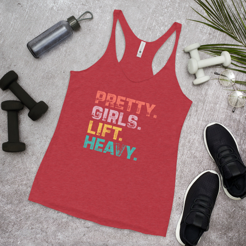 Pretty Girls Lift Women's Racerback Tank