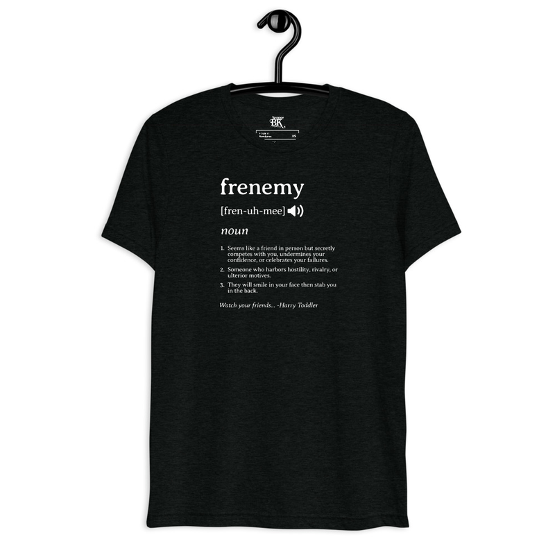 Frenemy Short sleeve t-shirt  (WHT print) 