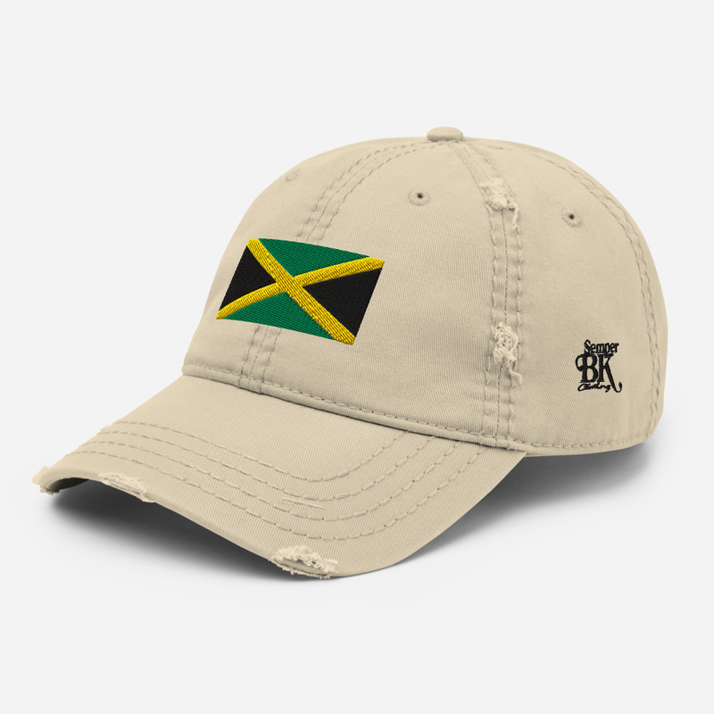 Wood and Wata Distressed Dad Hat