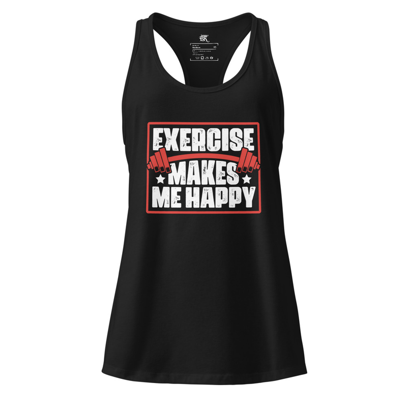 Exercise Makes Me Happy Tank Top