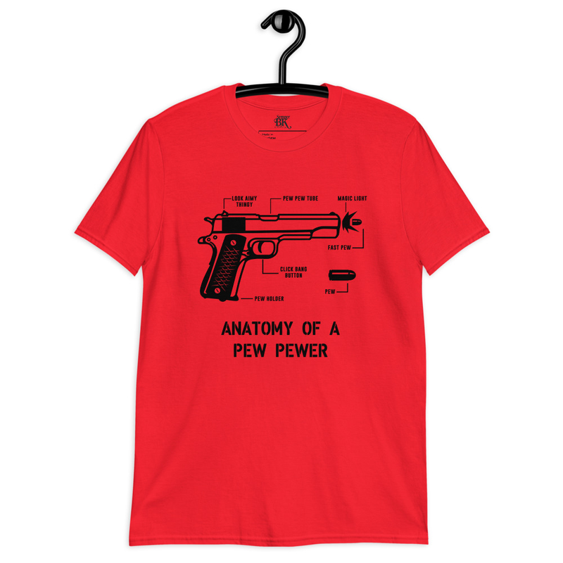 Pew Pewer Short-Sleeve Unisex T-Shirt