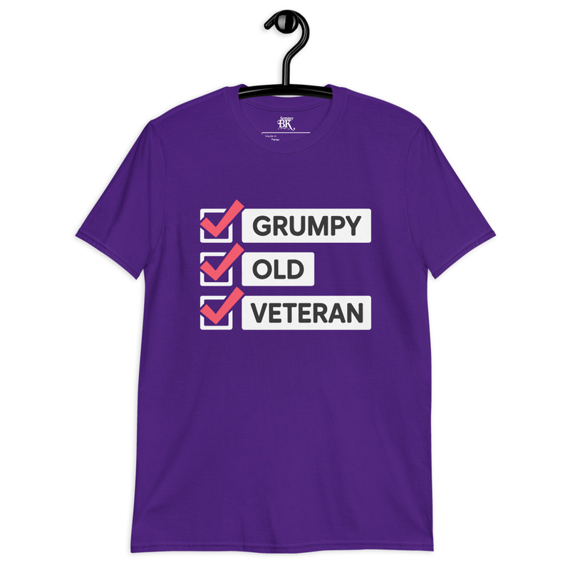 Grumpy Veteran Short-Sleeve Unisex T-Shirt