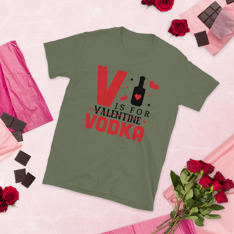 Vodka V Day Short-Sleeve Unisex T-Shirt