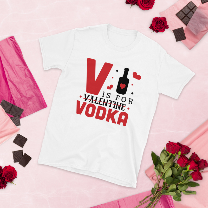 Vodka V Day Short-Sleeve Unisex T-Shirt