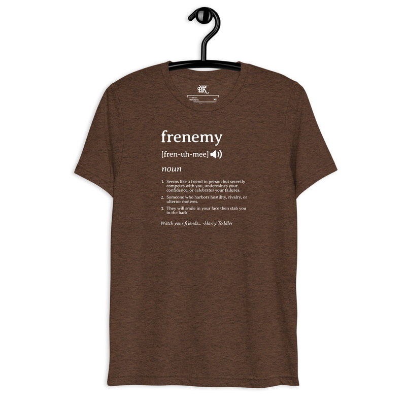Frenemy Short sleeve t-shirt  (WHT print) 