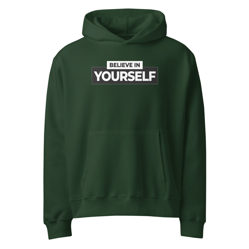 Believe Oversized heavyweight hoodie