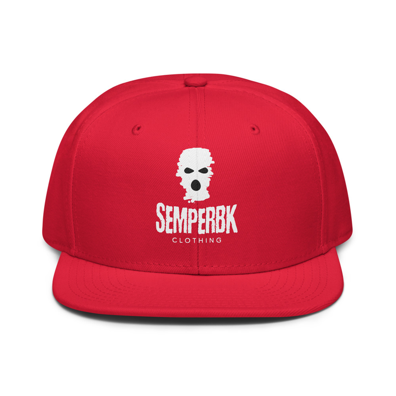 semperBKclothing Face Mask Snapback Hat