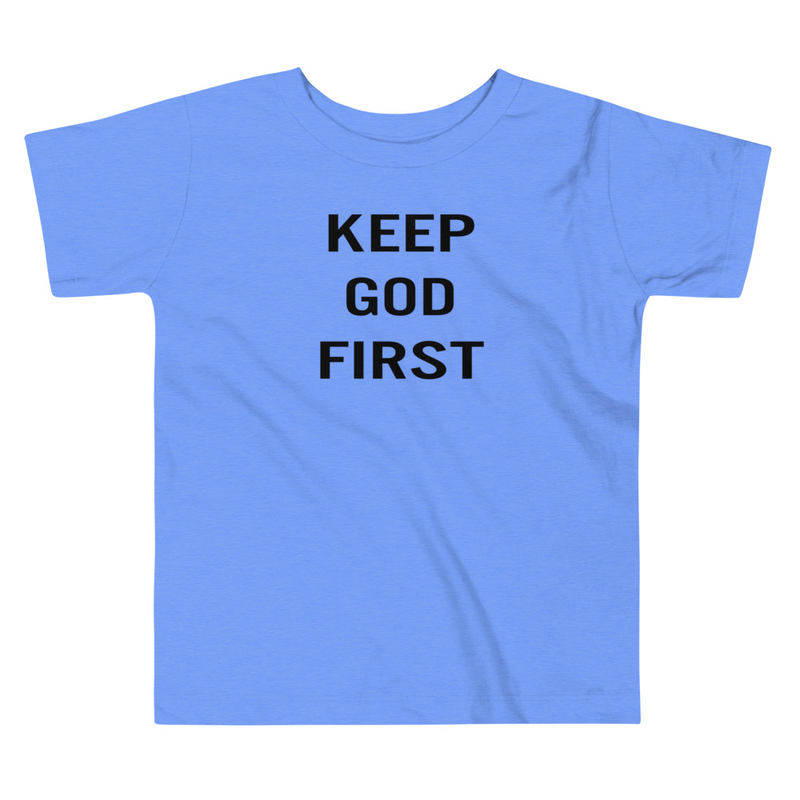 God 1st Toddler Short Sleeve Tee