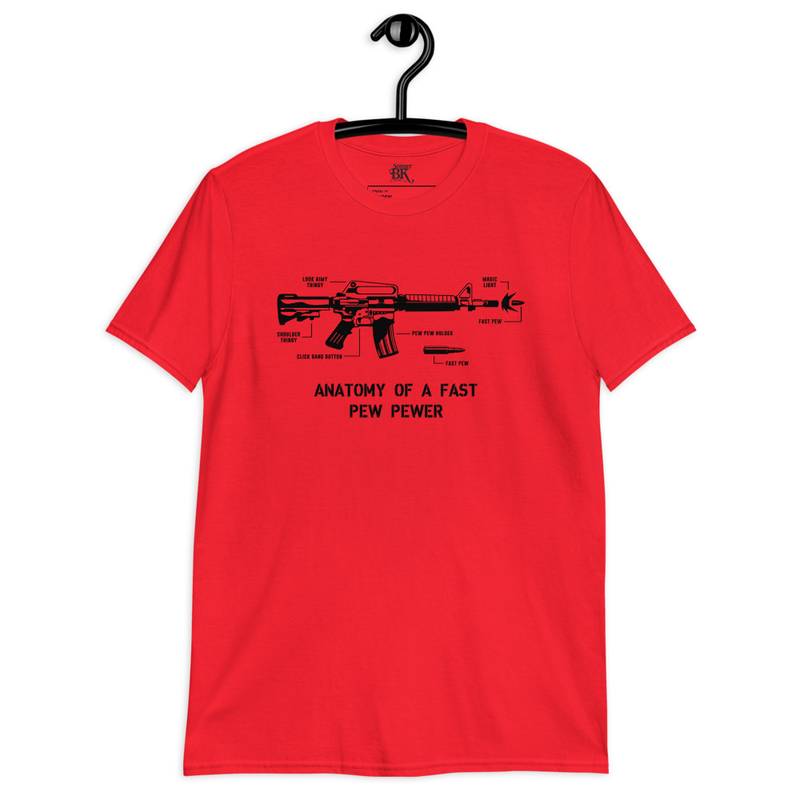 Fast Pew Pew Short-Sleeve Unisex T-Shirt