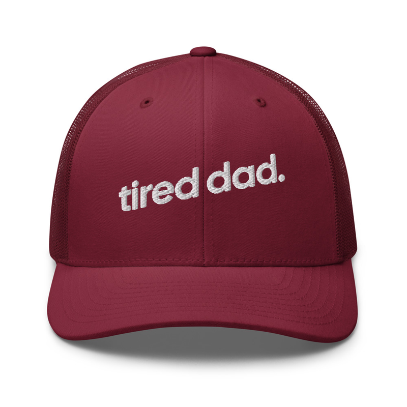 Tired Dad Trucker Cap