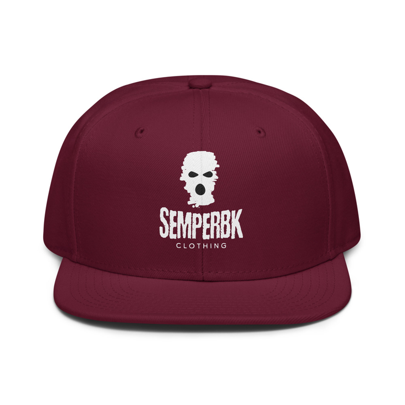 semperBKclothing Face Mask Snapback Hat