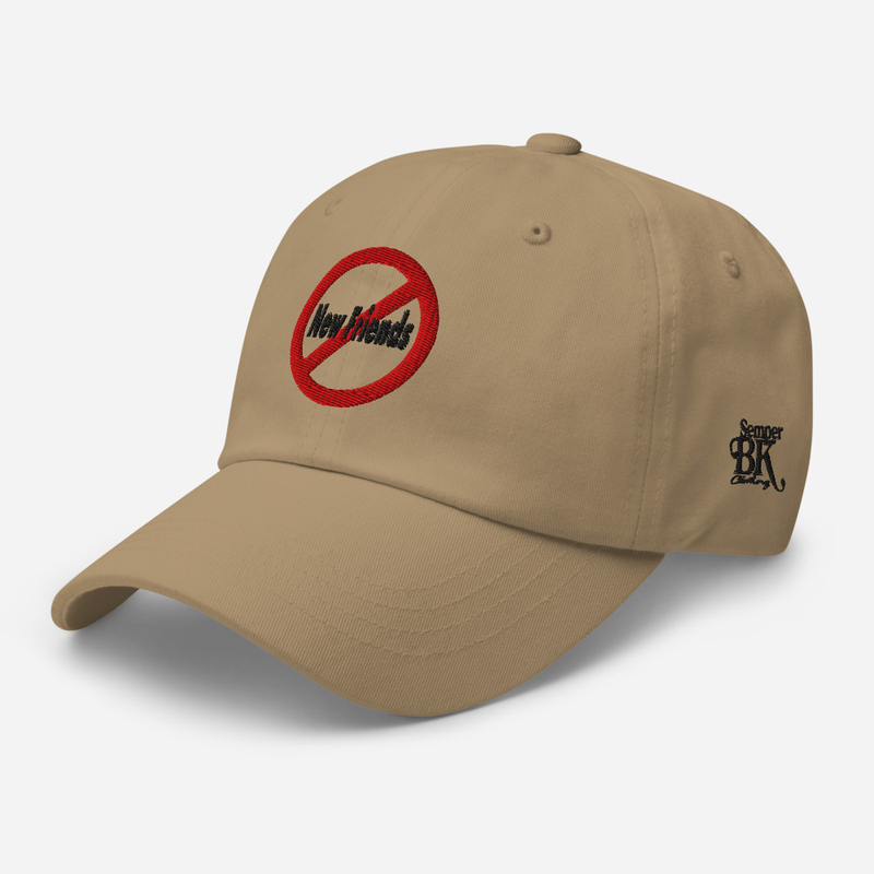 No New Friends Dad hat