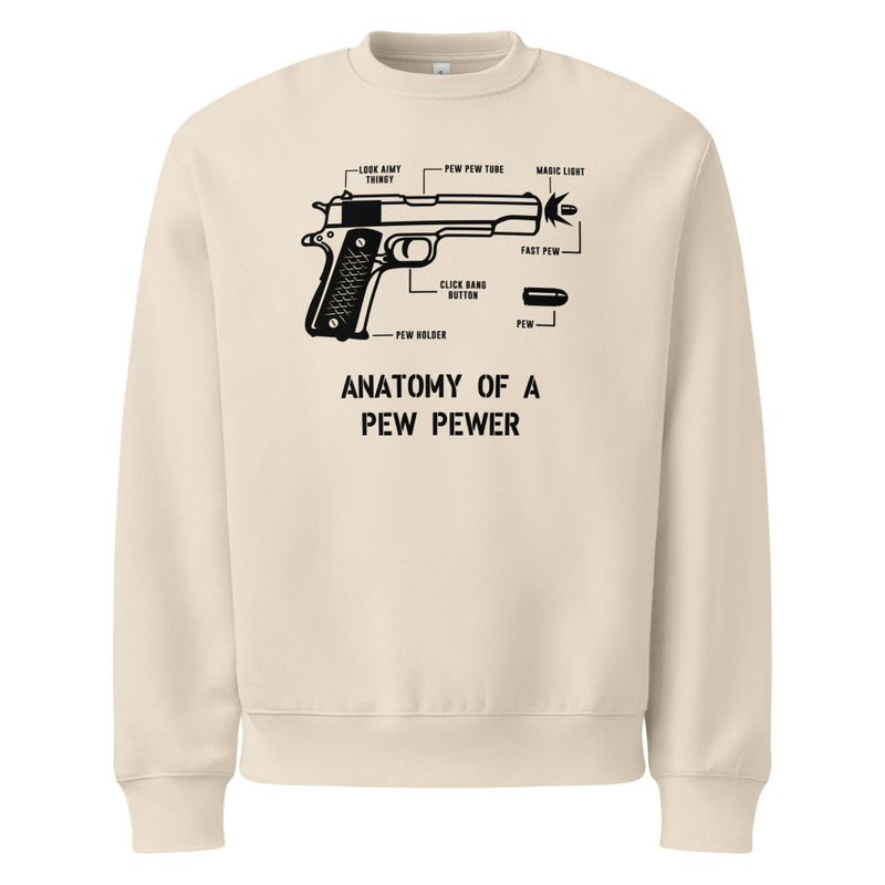 Pew Pewer Oversized heavyweight sweatshirt