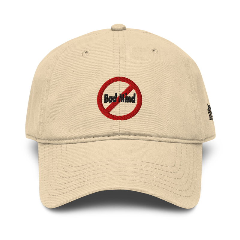 No Bad Mind Garment washed baseball cap