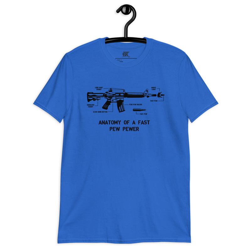 Fast Pew Pew Short-Sleeve Unisex T-Shirt