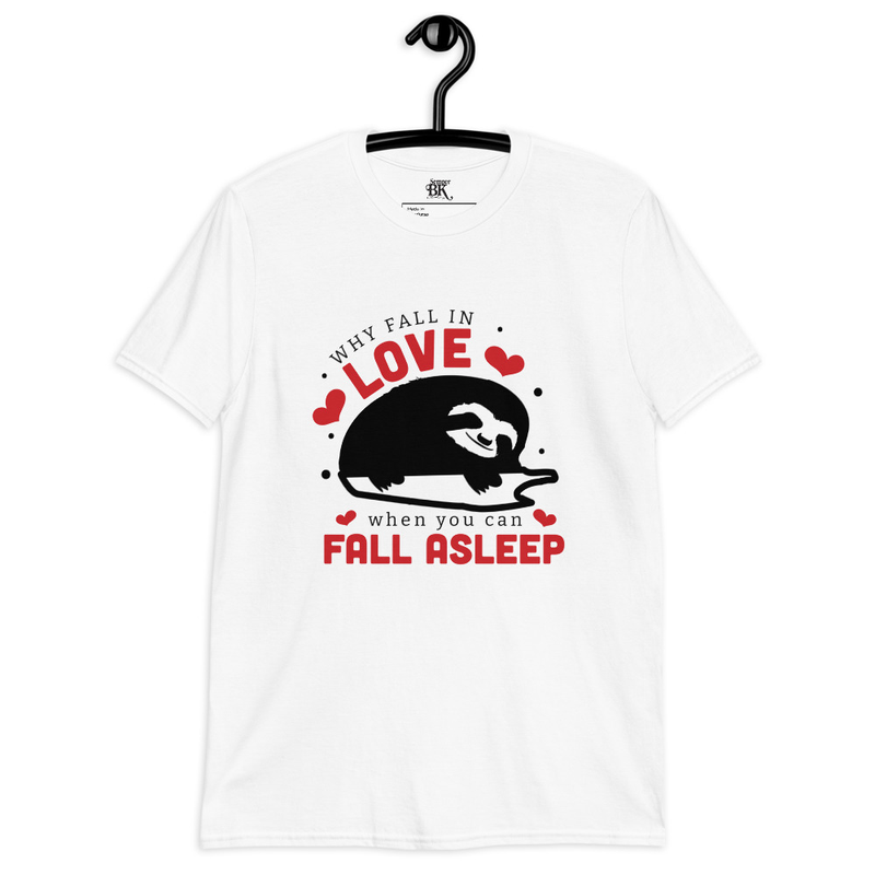Fall Asleep V Day Short-Sleeve Unisex T-Shirt