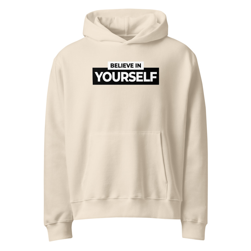 Believe Oversized heavyweight hoodie