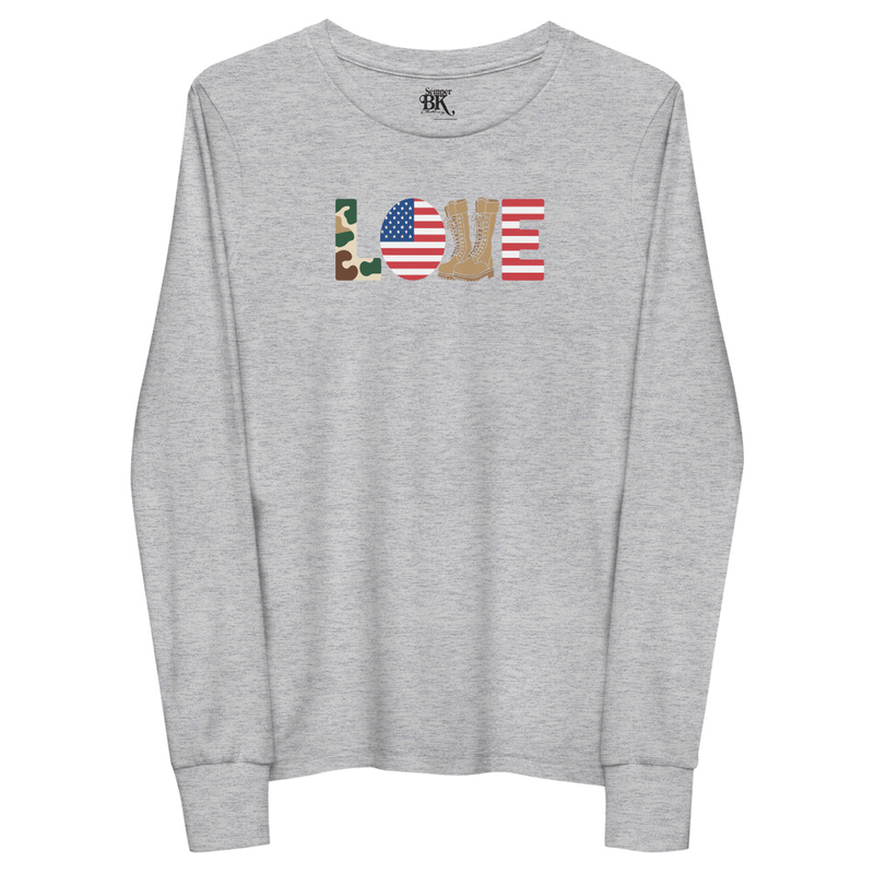 Love Youth long sleeve tee (Military) 