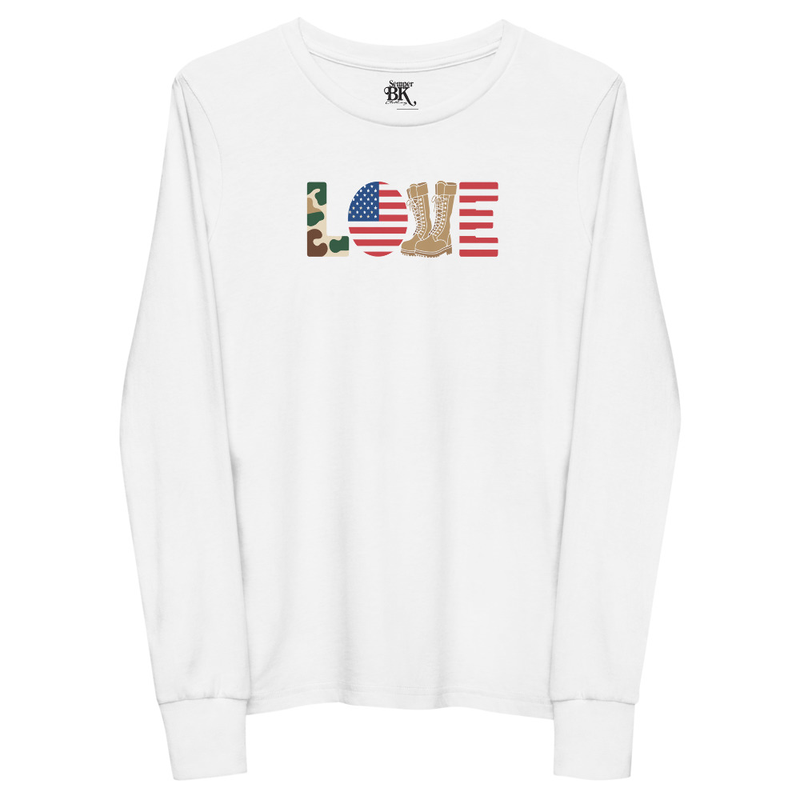 Love Youth long sleeve tee (Military) 