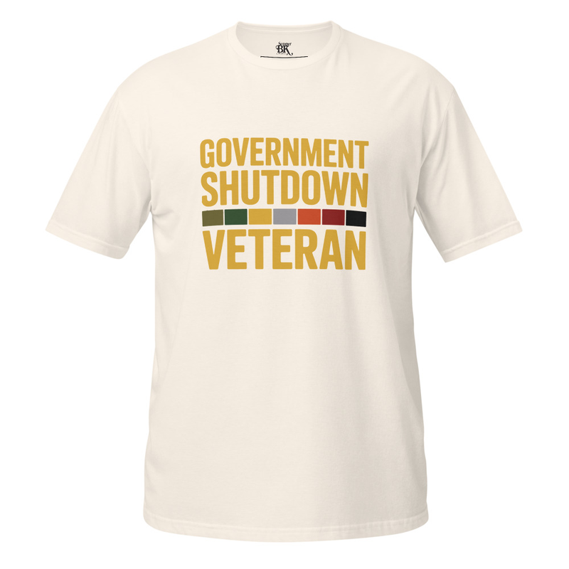 Gov Shutdown Veteran Short-Sleeve Unisex T-Shirt